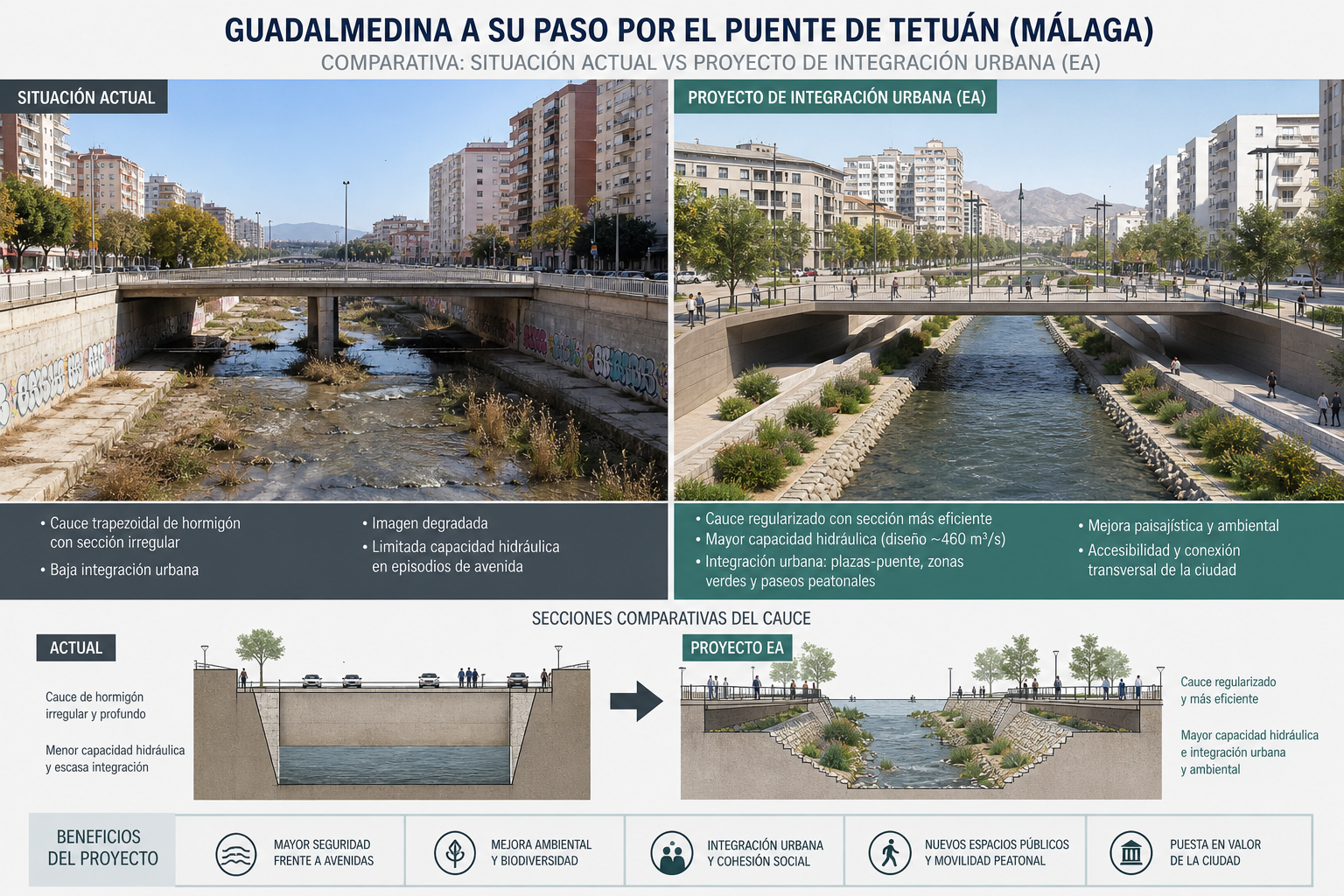 SiAM RESPALDA EL PROYECTO DE ECOLOGISTAS EN ACCIÓN PARA RENATURALIZAR EL RÍO GUADALMEDINA